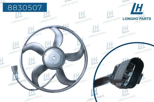 Вентилятор радиатора Ford Transit (2.2) 2014-, Custom 2012- (FWD) (Longho). Артикул 8830507