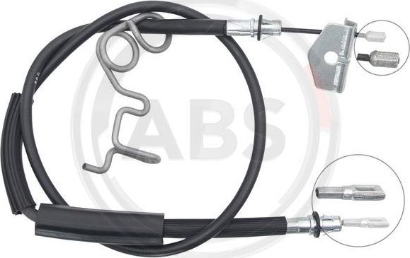 Трос ручника (тросик ручного тормоза) ABS задний левый для Chrysler Grand Voyager V 2007-2026. Артикул K12102