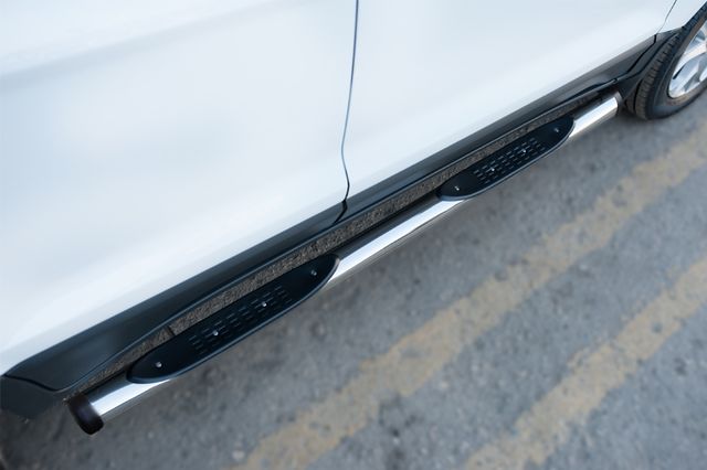 Защита порогов RusStal труба d76 с накладкой (вариант 2) для Ford Ecosport 2014-2026. Артикул FET-0020572