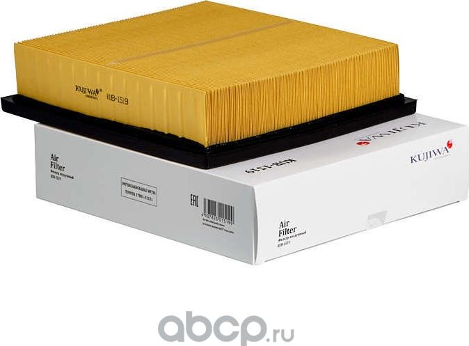 Фильтр воздушный KUB1519 KUJIWA 1780131131 TOYOTA Kujiwa. Артикул KUB1519