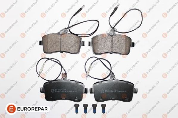 Тормозные колодки Eurorepar. Артикул 1617259480