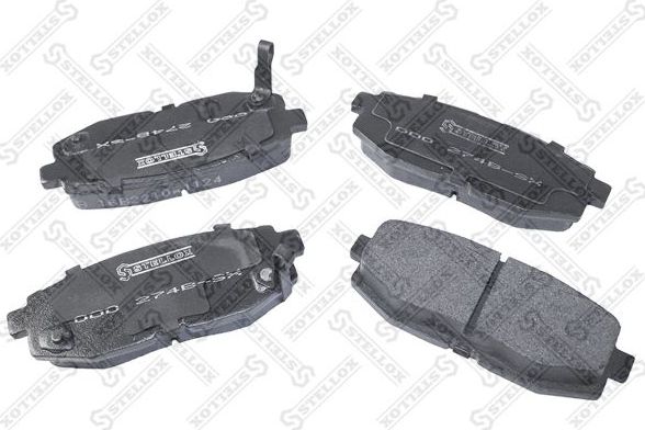 Тормозные колодки Stellox. Артикул 000 274B-SX