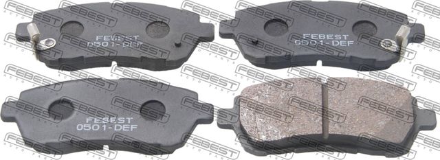 Тормозные колодки Febest. Артикул 0501-DEF