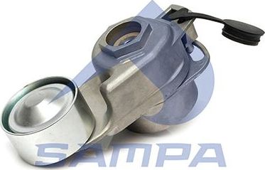 Натяжной ролик (натяжитель) приводного клинового зубчатого ремня (в сборе) Sampa для Volvo  FL12 1995-1998. Артикул 031.448