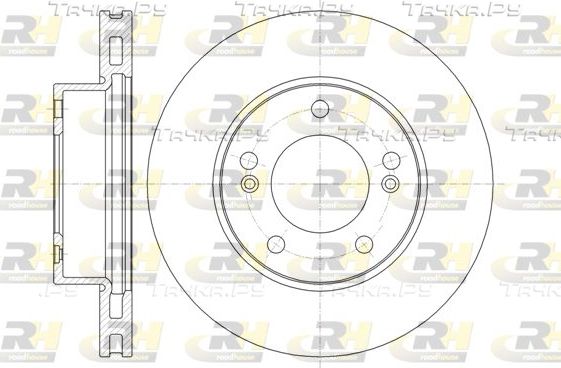 Тормозной диск RoadHouse передний для SsangYong Rodius I 2005-2013. Артикул 61323.10