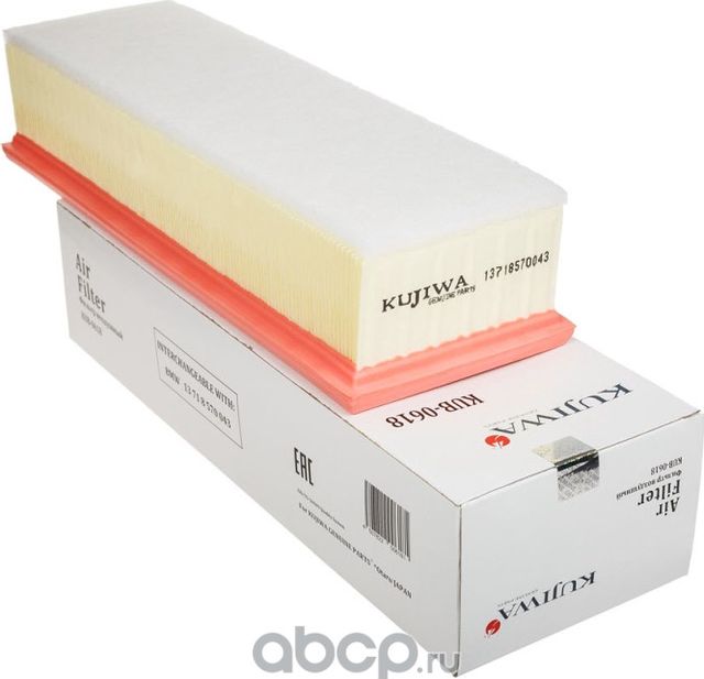 Фильтр воздушный KUB0618 KUJIWA 13718570043 BMW Kujiwa. Артикул KUB0618