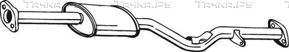 Глушитель (средняя часть) Bosal (Бельгия). Артикул 280-121