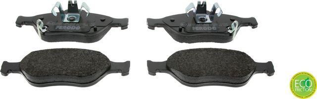 Тормозные колодки Ferodo Premier Eco Friction передние для Toyota Yaris III 2010-2014. Артикул FDB1890