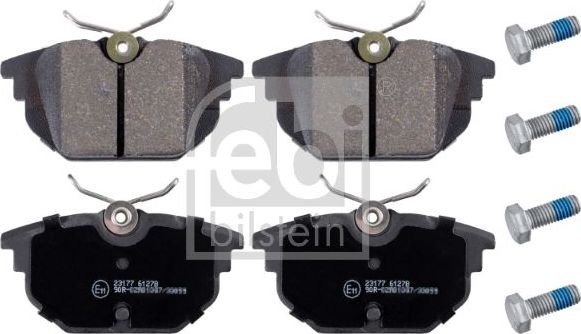 Тормозные колодки Febi Bilstein задние для Fiat Marea 1996-2003. Артикул 16172