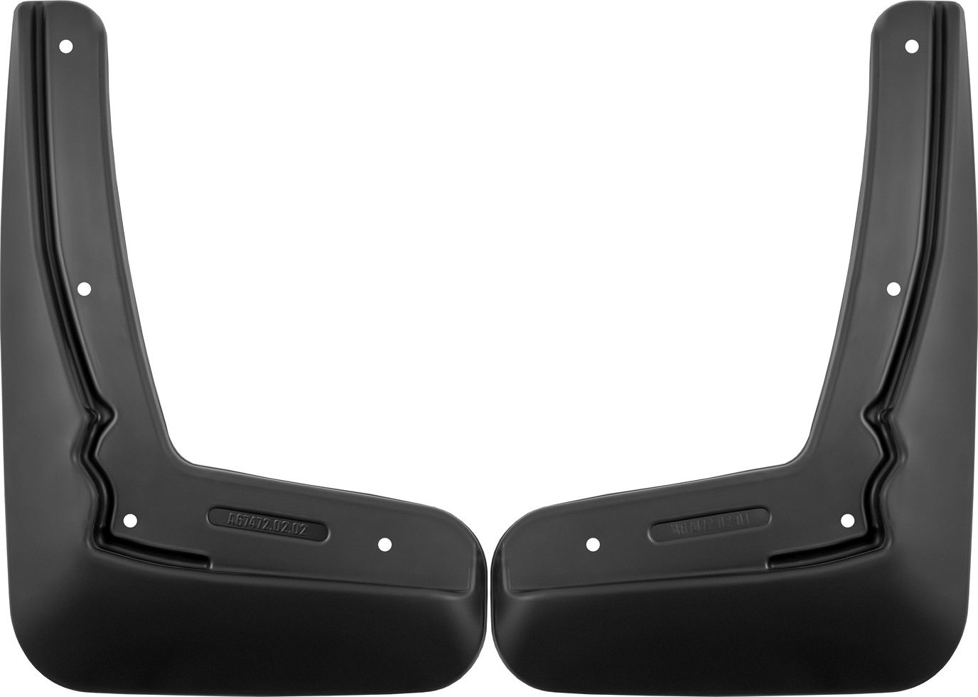 Брызговики Frosch (в пакете) задняя пара для Changan UNI-V 2022-2026. Артикул NLF.A67472.E11