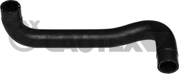 Патрубок радиатора (системы охлаждения) Cautex нижний для Peugeot 2008 I 2013-2026. Артикул 754089