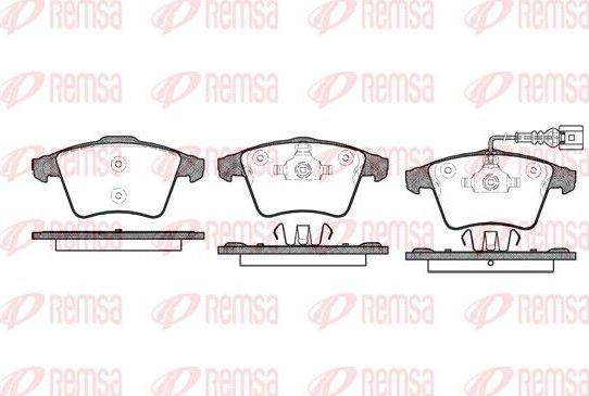 Тормозные колодки Remsa. Артикул 1045.01
