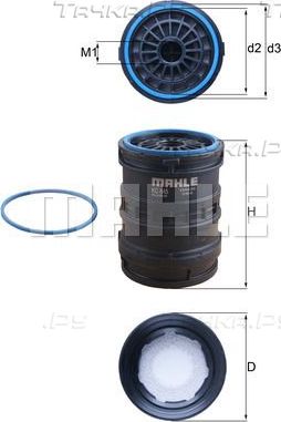 Топливный фильтр Mahle CleanLine для Volvo  FL II 2006-2026. Артикул KC 645D