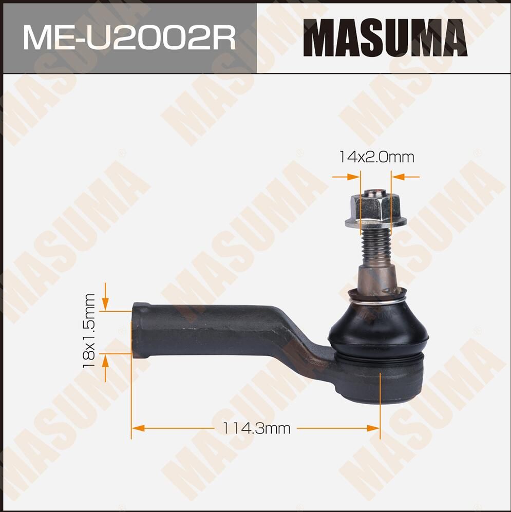 Наконечник рулевой тяги Masuma. Артикул ME-U2002R