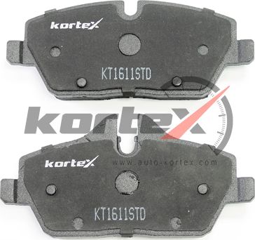 Колодки торм. перед.к-т (Kortex). Артикул KT1611STD