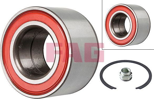 Ступичный подшипник (комплект) Fag передний для Fiat Albea 2001-2012. Артикул 713 6906 70