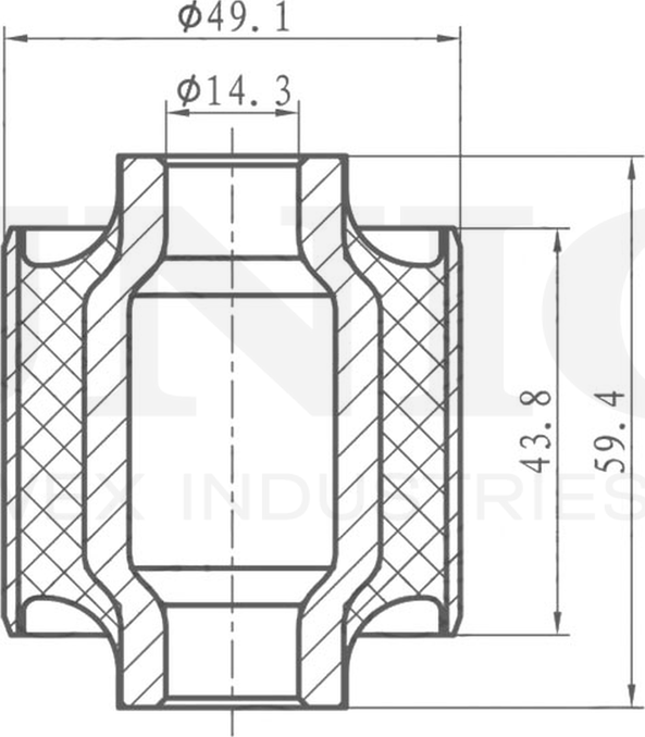 Сайлентблок рычага подвески (Unio). Артикул RMP-20298