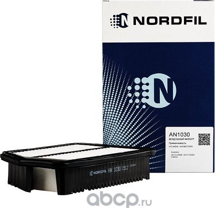 Фильтр воздушный Hyundai Elantra III  i30  Kia C'eed II  Pro C'eed II  Cerato III (Nordfil). Артикул an1030