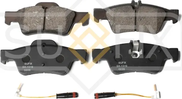 Колодки тормозные задние (Sufix). Артикул SX1319