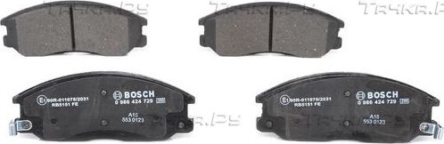 Тормозные колодки Bosch. Артикул 0 986 424 729