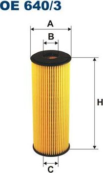 Масляный фильтр Filtron для ТагАЗ Road Partner 2008-2014. Артикул OE 640/3