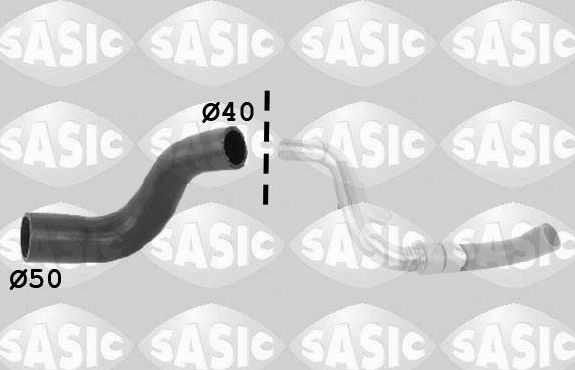 Патрубок интеркулера Sasic. Артикул 3336068