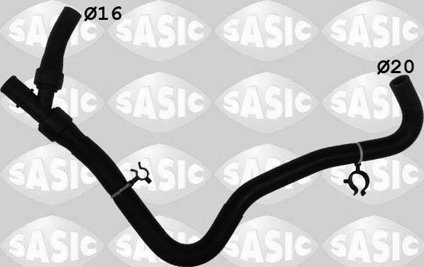 Патрубок системы охлаждения (радиатора) Sasic. Артикул 3404082