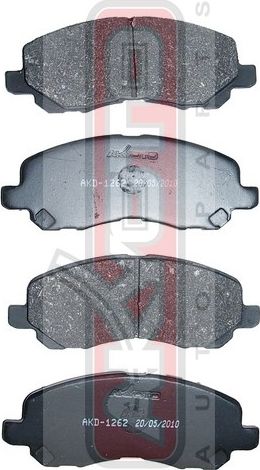 Тормозные колодки Akyoto Packing AKYOTO. Артикул AKD-1262