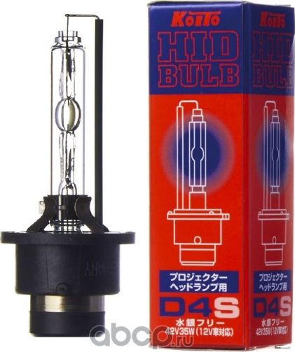 ЛАМПА КСЕНОНОВАЯ D4S 4100K 12V (42V 35W) (Koito). Артикул 3510K