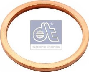 Кольцо уплотнительное MERCEDES MAN клапана редукционного (24x29x2) DT DT Spare Parts (медь). Артикул 9.01052