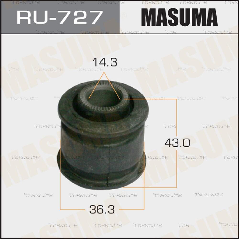 Сайлентблок заднего рычага подвески Masuma для Toyota Avensis II 2003-2008. Артикул RU-727