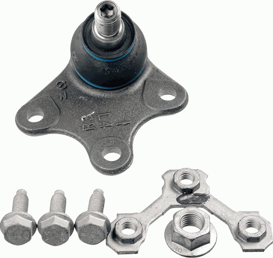 Шаровая опора Lemforder передняя левая нижняя внешняя для SEAT Cordoba II 2002-2009. Артикул 25524 02