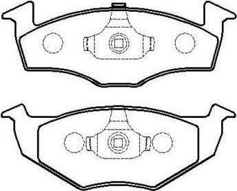 Тормозные колодки HSB. Артикул HP8529