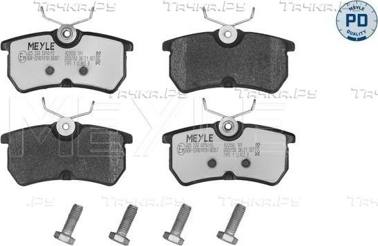Тормозные колодки Meyle PD задние для Ford Focus I 1998-2004. Артикул 025 233 5314/PD