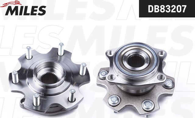 Ступица колеса с интегрированным подшипником Miles задняя правая/левая для Mitsubishi Pajero IV 2006-2026. Артикул DB83207