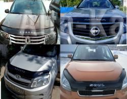 Дефлектор Vip-Tuning для капота Dacia Logan 2012-2026. Артикул DC03