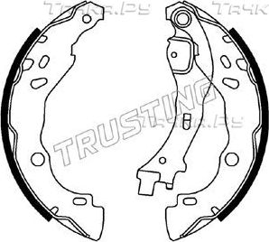 Тормозные колодки Trusting задние для Lancia Ypsilon II (Type 843) 2003-2011. Артикул 034.109