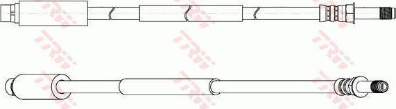 Тормозной шланг TRW задний правый/левый для Volkswagen Crafter I 2006-2016. Артикул PHB654