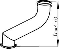 Глушитель Dinex. Артикул 21502