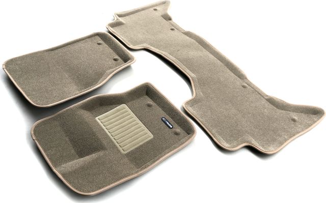 Коврики текстильные Euromat 3D Business для салона Land Rover Range Rover Vogue L405 2014-2021 Бежевые. Артикул EMC3D-003106T
