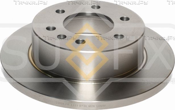 Диск тормозной задний 298x16 (Sufix). Артикул FX1223