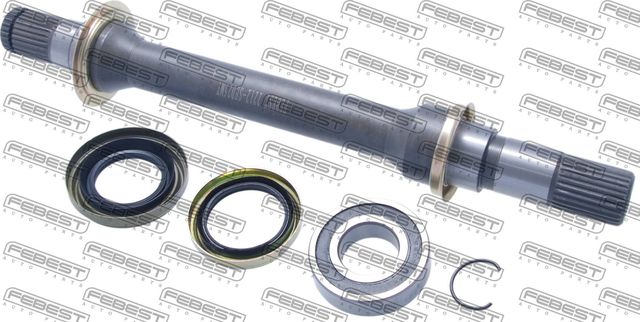 Полуось (привод в сборе, приводной вал) Febest передняя правая для Kia Carnival I 1999-2005. Артикул 2212-SED25MT