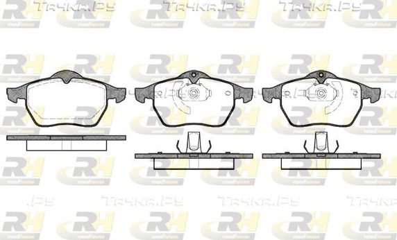 Тормозные колодки RoadHouse передние для Saab 900 II 1993-1998. Артикул 2390.10