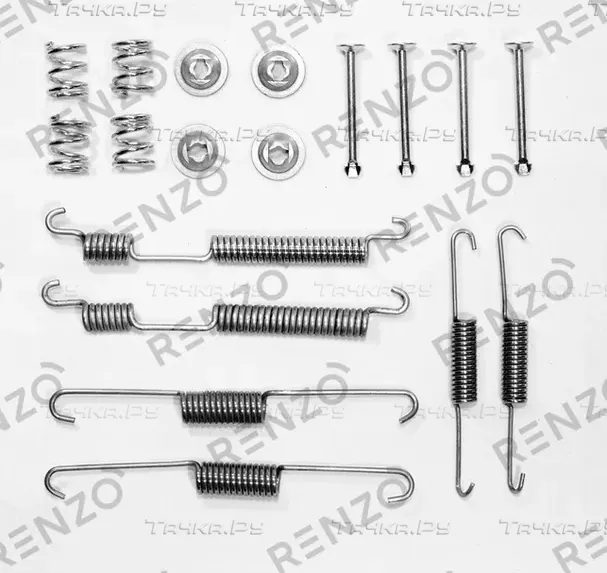 Монтажный комплект барабанного тормоза HYUNDAI ACCENT, 03-06HYUNDAI ELANTRA, 92- (Renzo). Артикул RFK126
