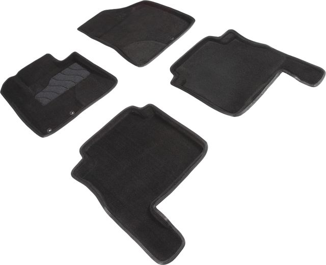 Коврики Seintex 3D ворсовые для салона Hyundai Santa Fe II рестайлинг 2010-2012. Артикул 89338