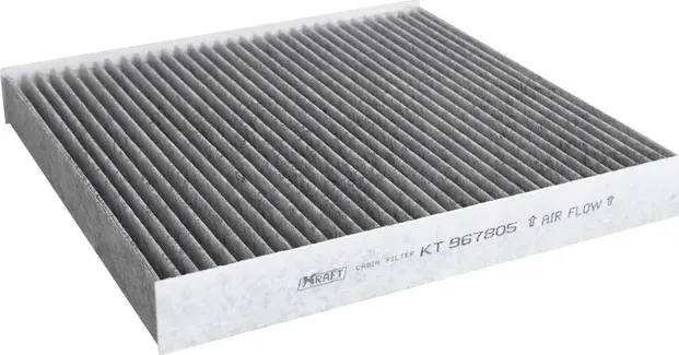 Фильтр салонный (угольный) Audi A3 / Skoda Octavia / VW Golf (12-) (Kraft). Артикул KT967805