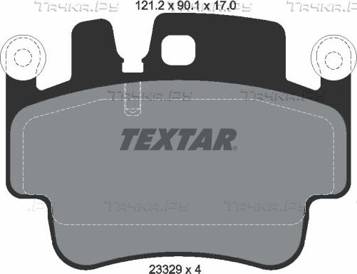 Тормозные колодки Textar. Артикул 2332902