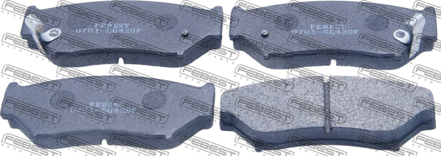 Тормозные колодки Febest. Артикул 0701-SQ420F