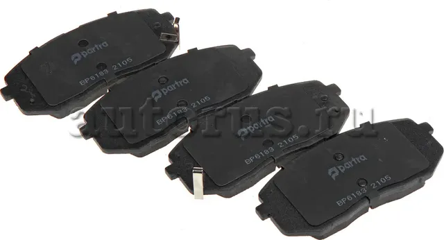 Колодки тормозные дисковые | перед прав/лев | (Partra) Partra. Артикул BP6183