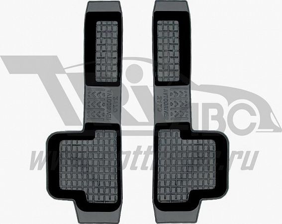 Коврики резиновые Avtodriver для салона Lada Priora 2007-2026. Артикул ADRJET020